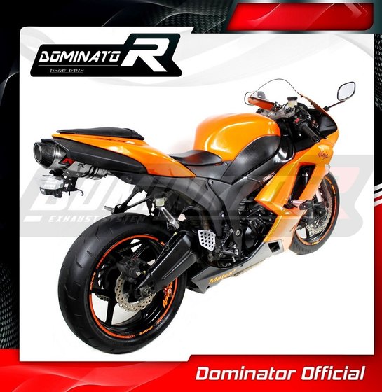 ZX 6R NINJA (2007 - 2008) exhaust silencer hp2 | Dominator