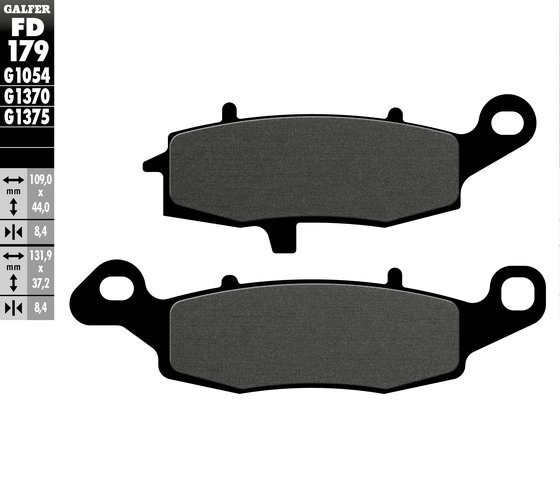 ER 6 N (2005 - 2006) semi-metal brake pad | GALFER