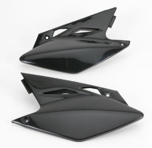 KX 450 F (2006 - 2008) black side panels for kawasaki kxf450 (2006-2008) | UFO