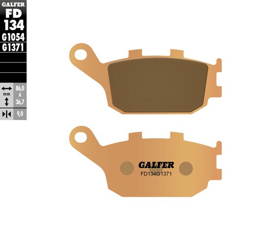 KLZ 1000 VERSYS (2012 - 2022) street sinter brake pad | GALFER