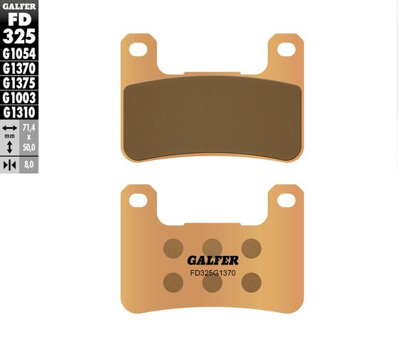 Z 1000 SX NINJA (2011 - 2014) street sinter brake pad | GALFER