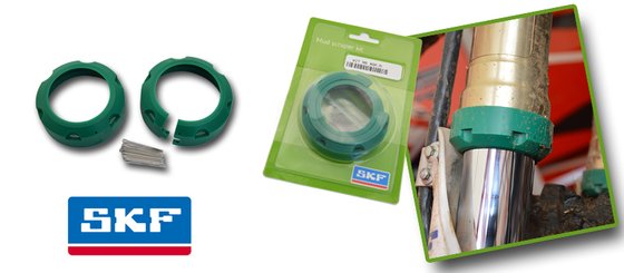 KX 125 (2002 - 2008) removable fork mud scraper kit | SKF