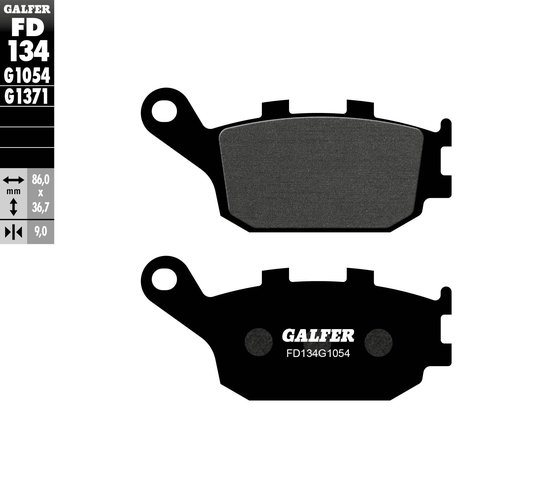 Z 900 (2018 - 2019) semi-metal brake pad | GALFER