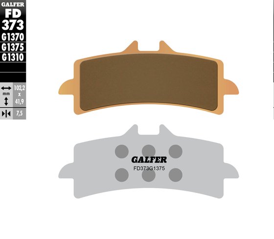 ZX 10 R SE NINJA (2018 - 2020) sport sinter brake pad | GALFER