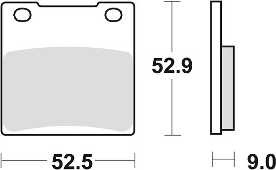 ZZ R 1200 (2002 - 2005) sintered metal brake pad | TRW