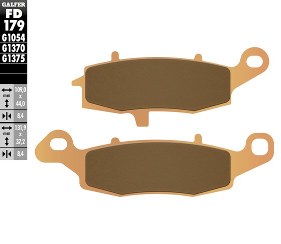 VN 900 VULCAN CLASSIC (2006 - 2016) street sinter brake pad | GALFER