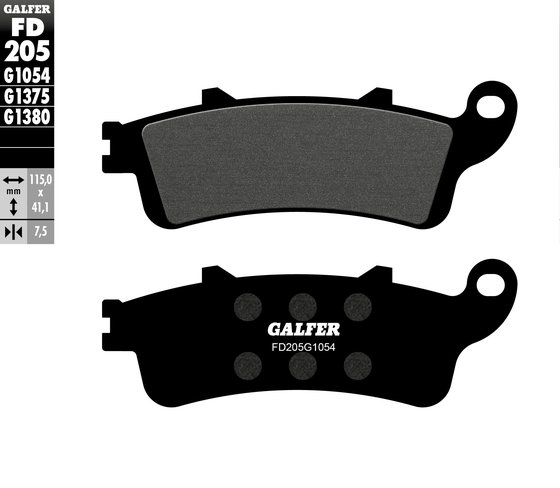 EN 650 VULCAN S (2015 - 2022) semi-metal brake pad | GALFER