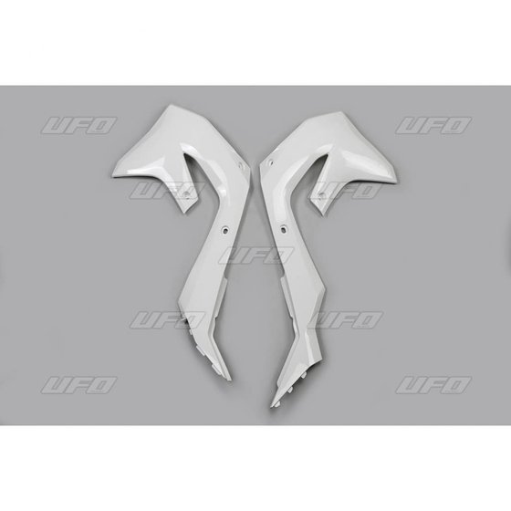 KX 450 F (1974 - 2022) white radiator covers for kx450f 2019 | UFO