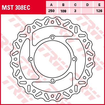 KX 250 (2006 - 2022) wave brake rotor | TRW