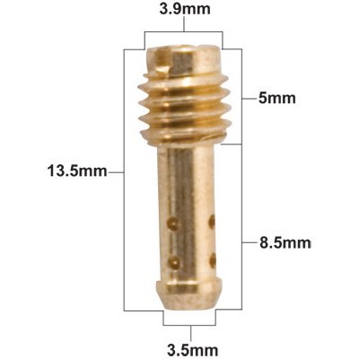 KDX 175 (1980 - 1982) mikuni vm22.210 series pilot jet # 75 | ProX