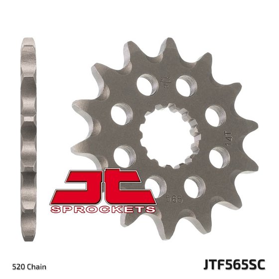 KLE 650 VERSYS (2007 - 2022) lightweight self-cleaning front sprocket | JT Sprockets