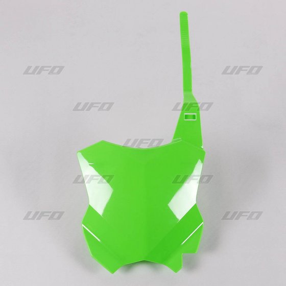 KX 450 F (2016 - 2018) fluorescent green front number plate for kawasaki kxf250/450 | UFO