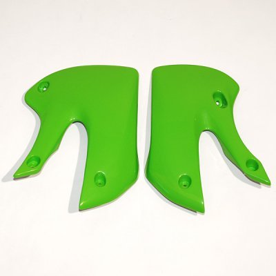 KX 65 (2001 - 2018) green radiator covers for kawasaki kx65/klx110 | UFO