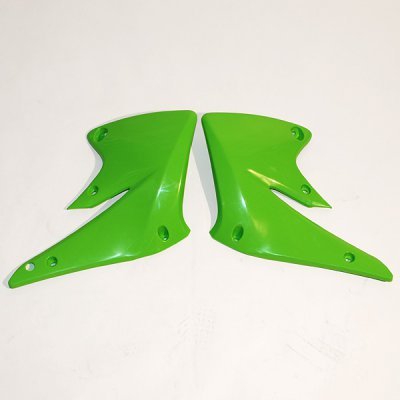 KX 250 F (2004 - 2005) green radiator covers for kawasaki kxf250 (2004-2005) | UFO