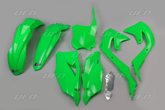 KX 250 F (2021 - 2021) fluorescent green complete body kit | UFO