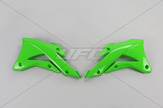 KX 85 (2014 - 2018) green radiator covers for kawasaki kx85 (2014-2018) | UFO