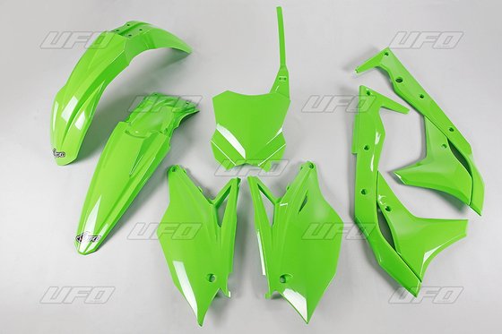 KX 250 F (2017 - 2017) green complete body kit for kawasaki kxf250 kx | UFO