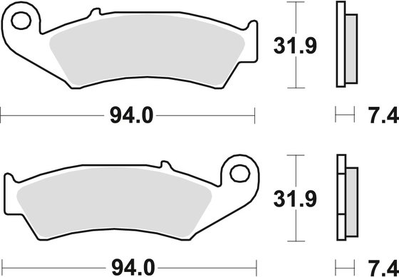 KX 125 (1994 - 2008) sintered metal brake pad | TRW