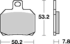 NINJA H2 CARBON (2017 - 2020) brakepads ceramic | SBS