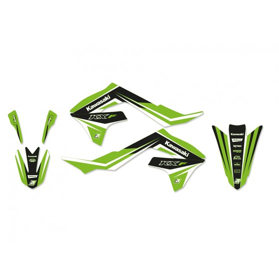 KX 450 F (2019 - 2023) complete sticker set (decals) | BLACKBIRD