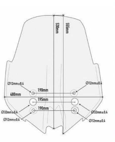 KLZ 1000 VERSYS (2017 - 2018) windshield | KAPPA