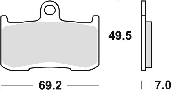 Z 900 PERFORMANCE (2020 - 2022) sintered metal brake pad for street performance | TRW