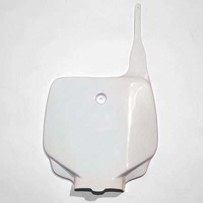 KX 85 (2001 - 2013) front number plate for kawasaki kx85 (white) | UFO