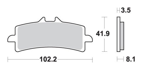 ZX 10R NINJA (2015 - 2023) brakepads sintered | SBS