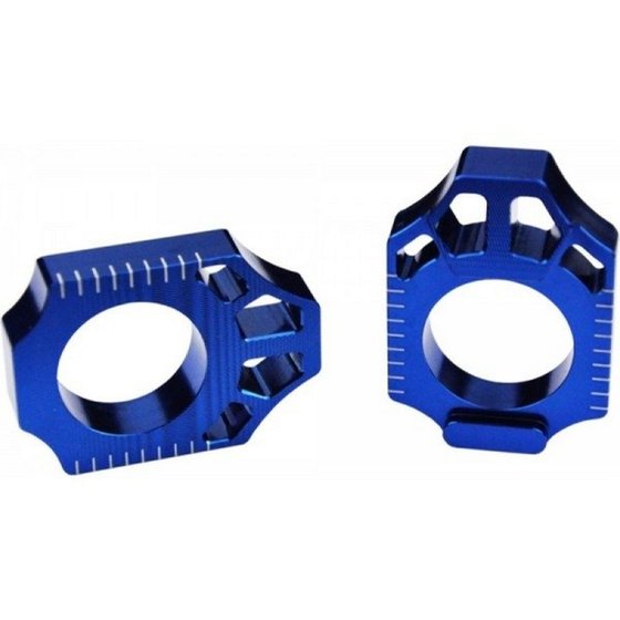 KX 450 X (2021 - 2022) blue axle blocks | SCAR