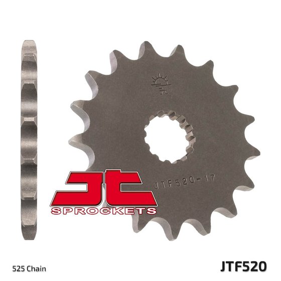 W 650 (1999 - 2006) front sprocket 17tooth pitch 525 jtf52017 | JT Sprockets