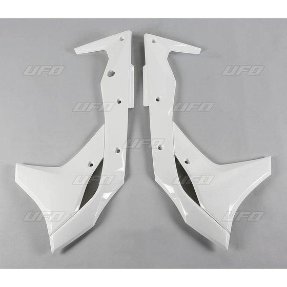 KX 250 F (2017 - 2018) white radiator covers for kawasaki kxf250 (2017-2020) | UFO