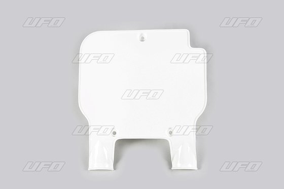 KX 125 (1989 - 1995) front number plate - kawasaki kx125/250/500 white | UFO