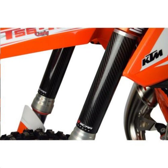 KX 250 F (2004 - 2020) carbon lower fork wrap | SCAR