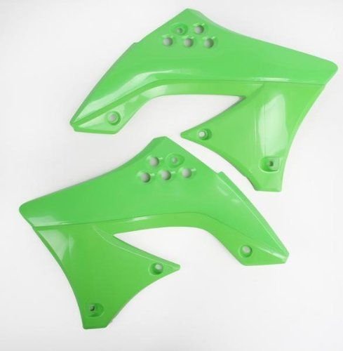 KX 250 F (2009 - 2012) green radiator covers for kawasaki kxf250 (2009) | UFO