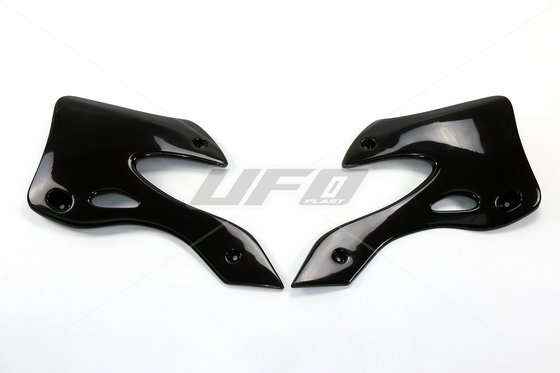 KX 250 (1999 - 2002) black radiator covers for kawasaki kx125/250 (1999-2002) by ufo | UFO