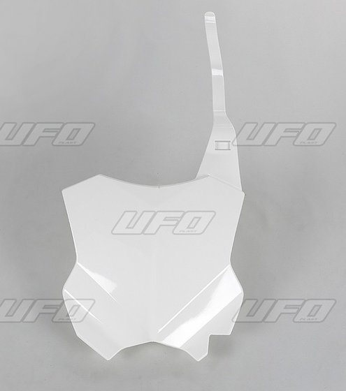 KX 450 F (2006 - 2021) front number plate - white | UFO