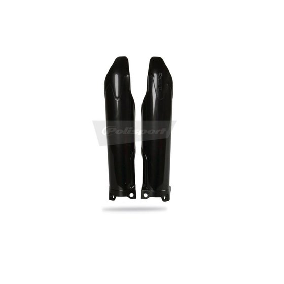 KX 250 F (2009 - 2023) black fork guards | POLISPORT