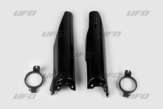 KX 250 (2004 - 2022) fork slider protectors (black) for kawasaki kx125/250/kfx250 | UFO