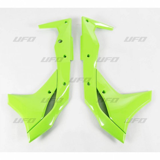 KX 250 F (2017 - 2018) green radiator covers for kawasaki kxf250 (2017-2020) | UFO