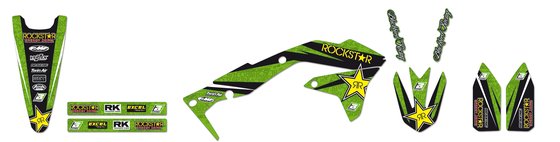 KX 250 F (2006 - 2008) rstar grafikos rinkinys | BLACKBIRD RACING