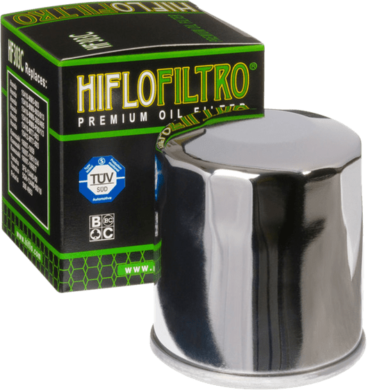 KLE 650 VERSYS (2008 - 2023) "hiflo" alyvos filtras hf303c chromuotas | Hiflofiltro