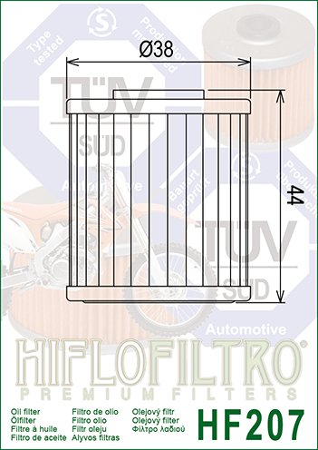 KX 250 X (2021 - 2022) alyvos filtras | Hiflofiltro