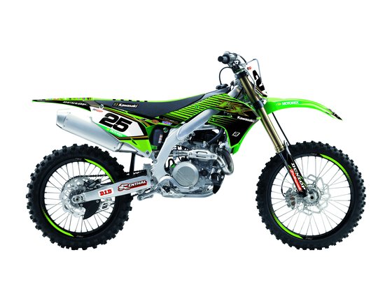 KX 250 (1997 - 2019) offroad grafinis priekinio stiklo dangtelis - krt 19 | BLACKBIRD RACING