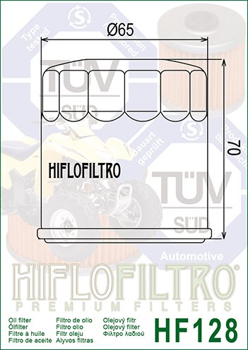 KAF 400 MULE SX (2005 - 2021) "hiflo" alyvos filtras hf128 | Hiflofiltro