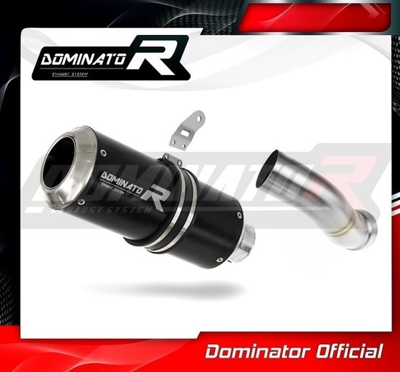 Z 900 (2020 - 2022) exhaust silencer gp black | Dominator