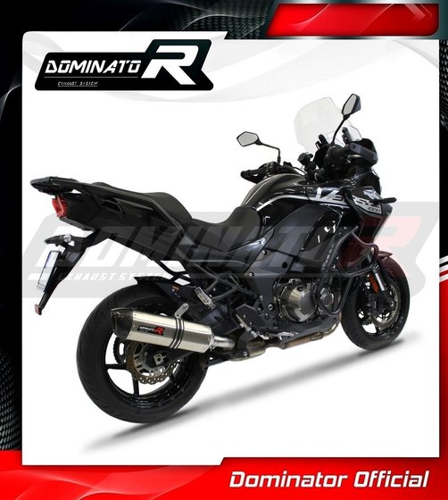 KLZ 1000 VERSYS (2019 - 2021) homologated exhaust silencer hp1 | Dominator