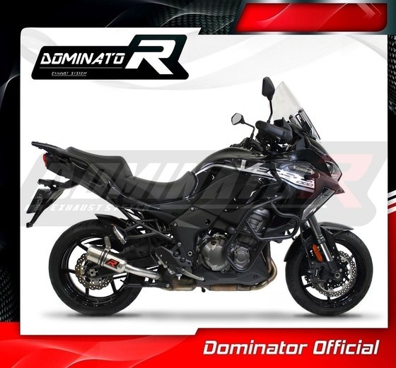 KLZ 1000 VERSYS (2019 - 2021) homologated exhaust silencer gp | Dominator