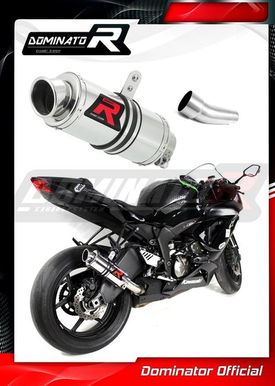 ZX 6R NINJA (2009 - 2016) exhaust silencer gp1 | Dominator