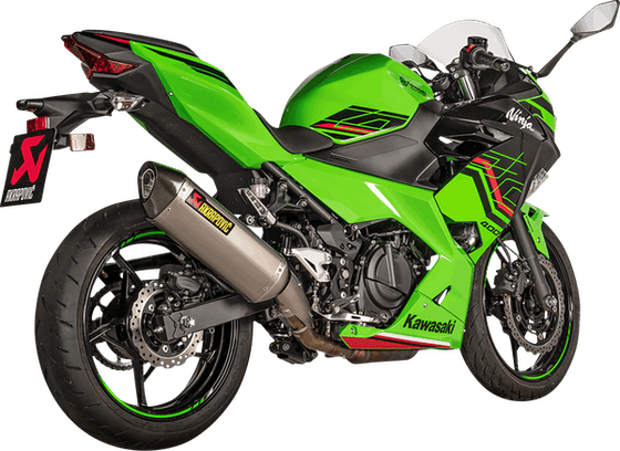 EX 400 NINJA (2018 - 2023) slip-on line muffler | AKRAPOVIC