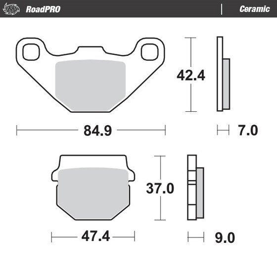 AR 80 (1981 - 1990) keraminės stabdžių trinkelės | MOTO-MASTER